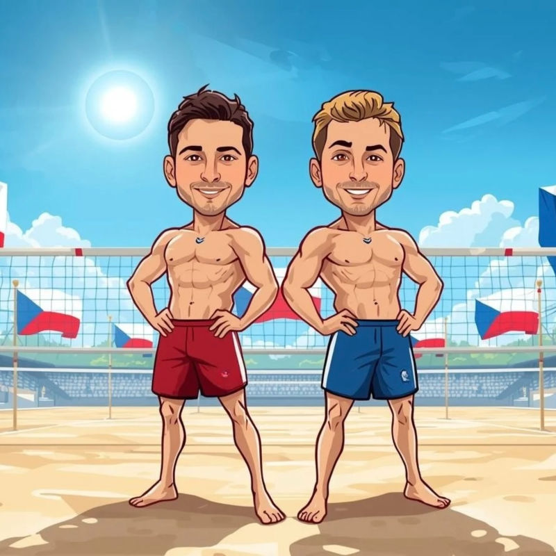 Obrázek epizody #10 Ondřej Perušič a David Schweiner: "Beachvolejbal je hra čísel, naší výhodou je taktická příprava,"