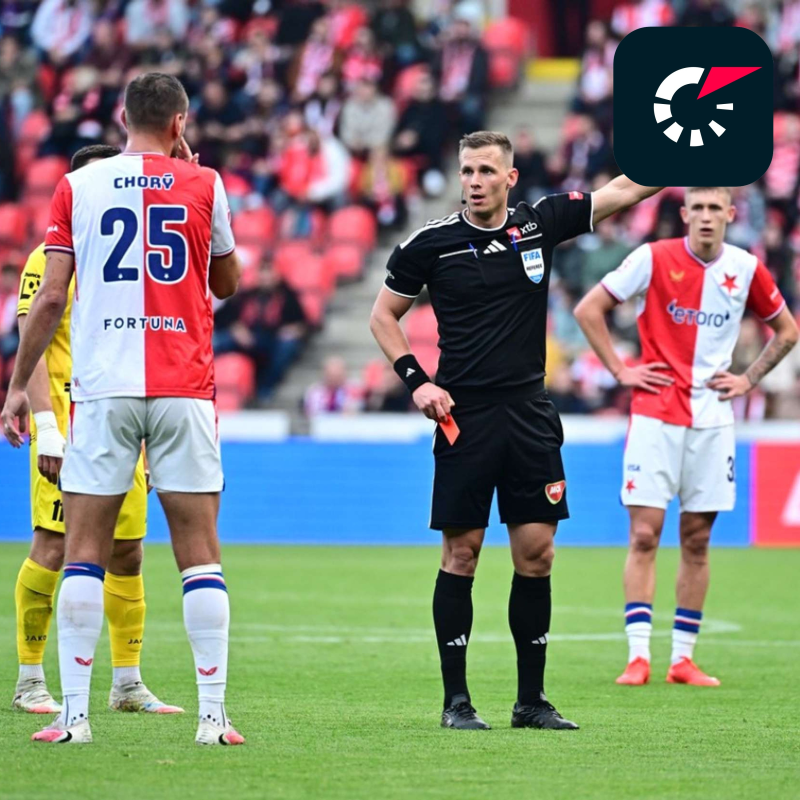 Obrázek epizody Chorý po dalším zkratu opět oslabil Slavii, červenou kartu viděl za gesto k rozhodčímu