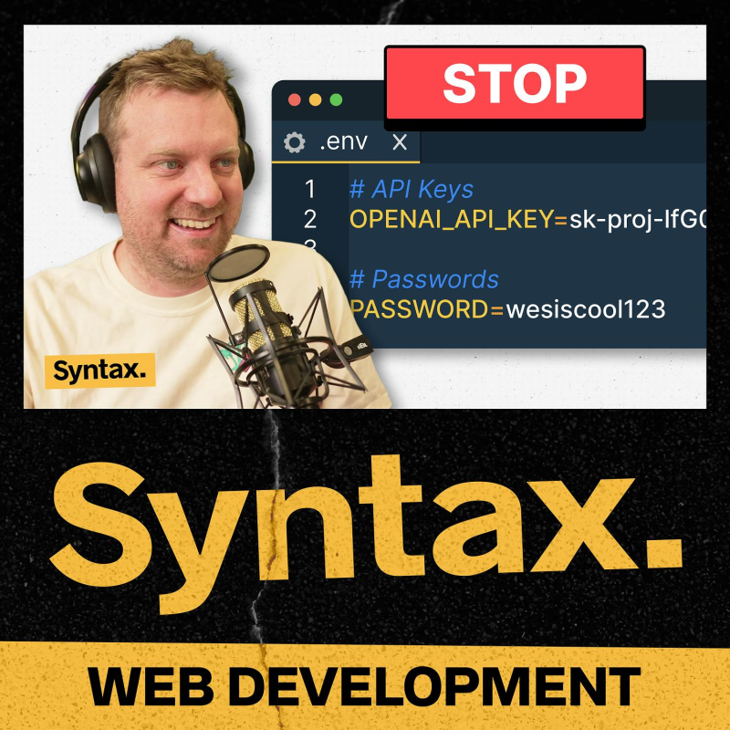 Obrázek epizody 985: Stop putting secrets in .env