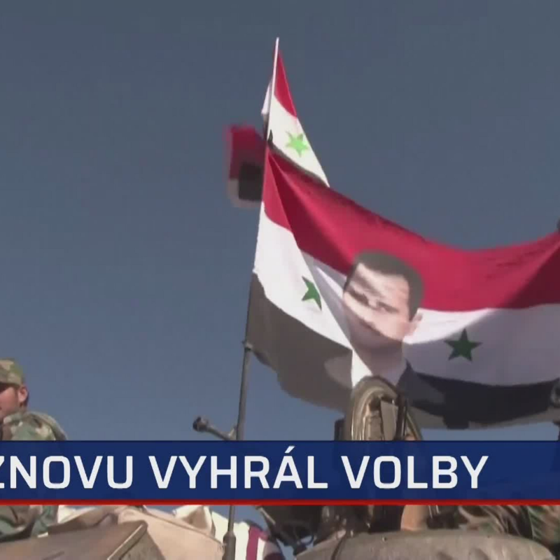 Obrázek epizody Sýrie má po prezidentských volbách. S naprostou převahou zvítězil dosavadní prezident Bašár Asad (zdroj: CNN Prima NEWS)