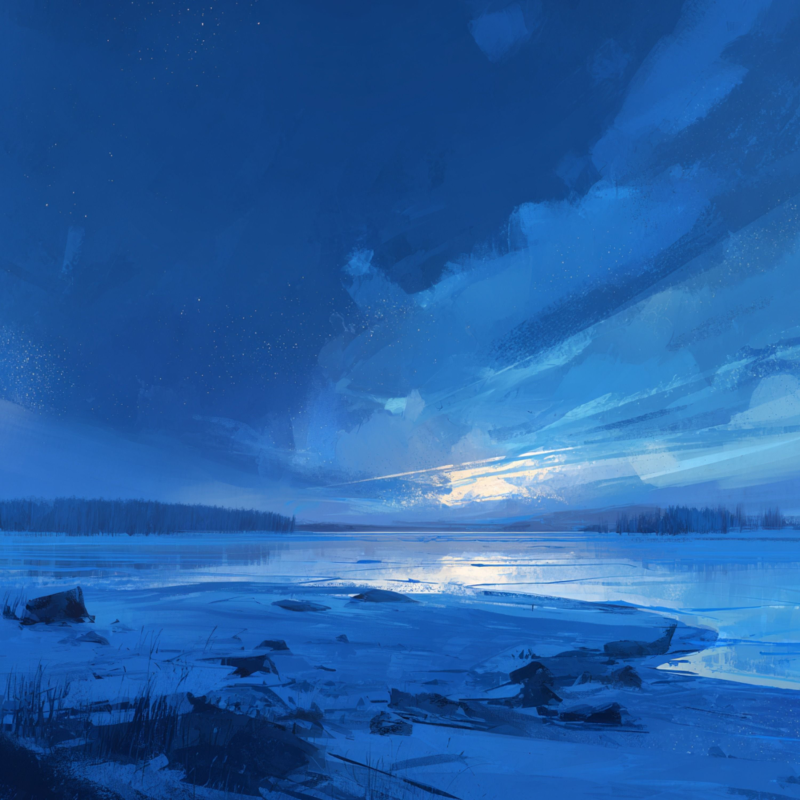 Obrázek epizody Calm Arctic Night | Polar Wind and Icy Water Sounds