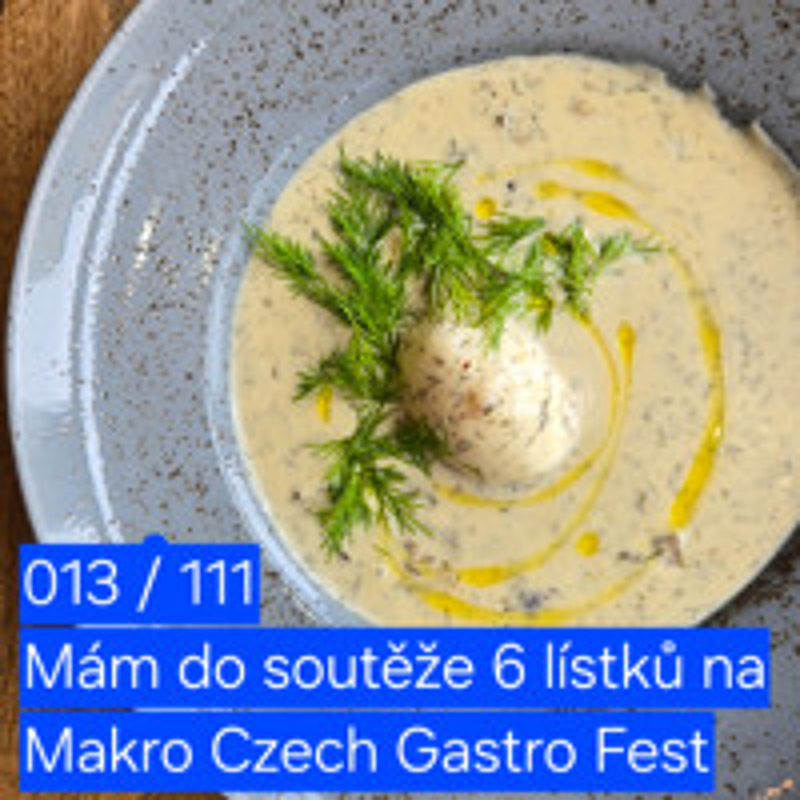 Obrázek epizody 013 měl jsem pro lístky na Makro Czech Gastro Fest (byl to fofr)