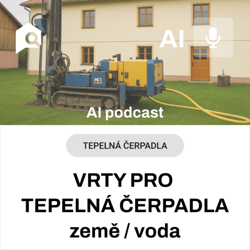 Obrázek epizody #34 AI podcast - Vrty pro tepelné čerpadlo země/voda