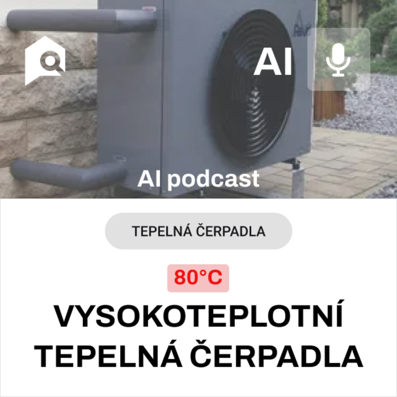 Obrázek epizody #35 AI podcast - Co je vysokoteplotní tepelné čerpadlo?