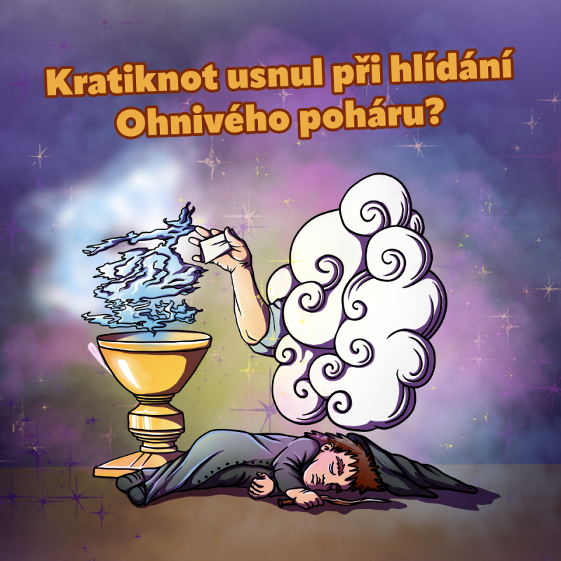 Obrázek epizody Kratiknot usnul při hlídání Ohnivého poháru? (S4E16-2)