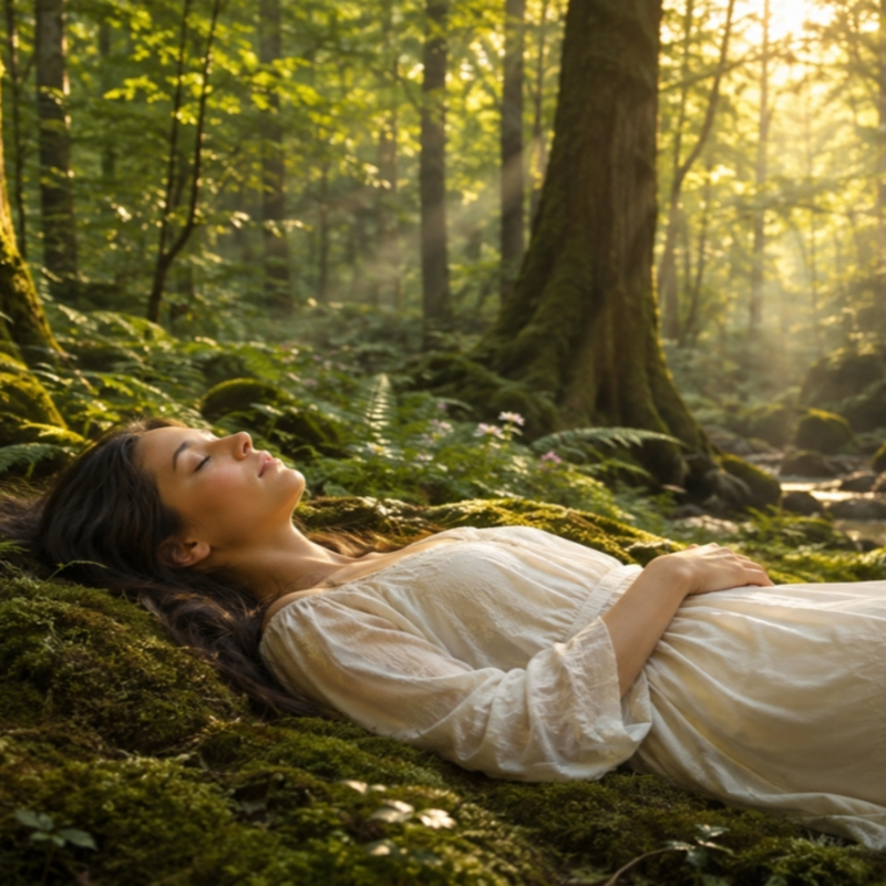 Obrázek epizody Yoga Nidra & NSDR | Lesní meditace pro hluboké uzemnění a relaxaci