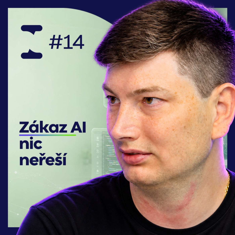 Obrázek epizody Jak zavést AI v korporátu se 90 000 lidmi? dm začalo zákazem ChatGPT | Lukáš Doul