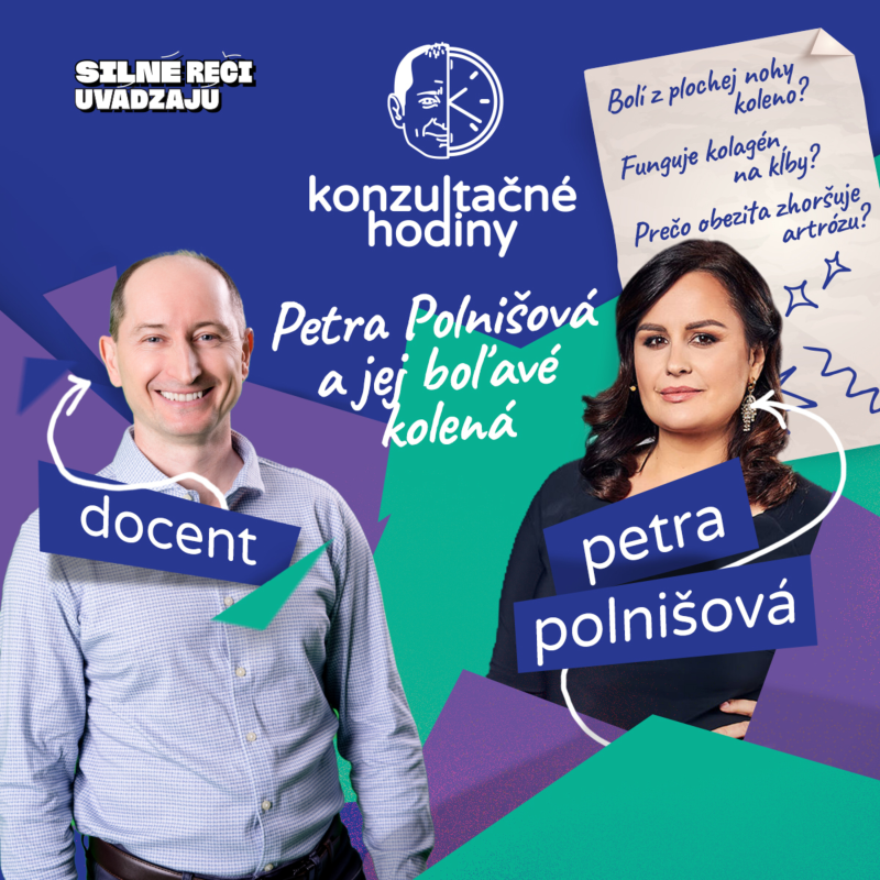 Obrázek epizody Konzultačné Hodiny ep.30 - Petra Polnišová a jej boľavé kolená