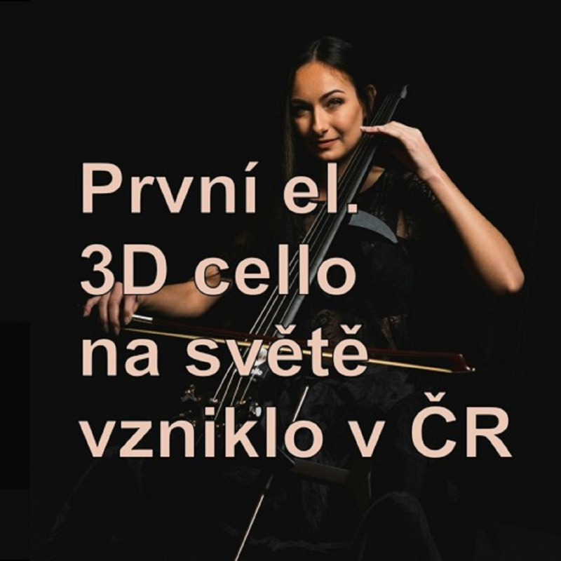 Obrázek epizody 63. Chtěli na 3D tiskárně vyrábět štíty pro zdravotníky. Výsledkem je MyCello, 1. elektrické cello na světě