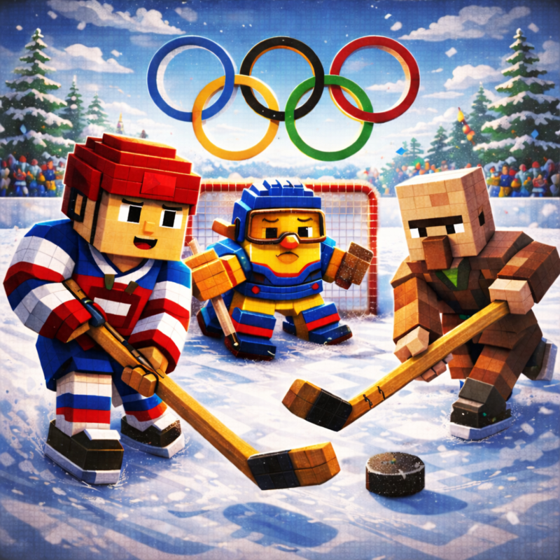 Obrázek epizody BONUS - Kdáčkova velká olympiáda - druhá část | Karlíkovy minecraftické pohádky