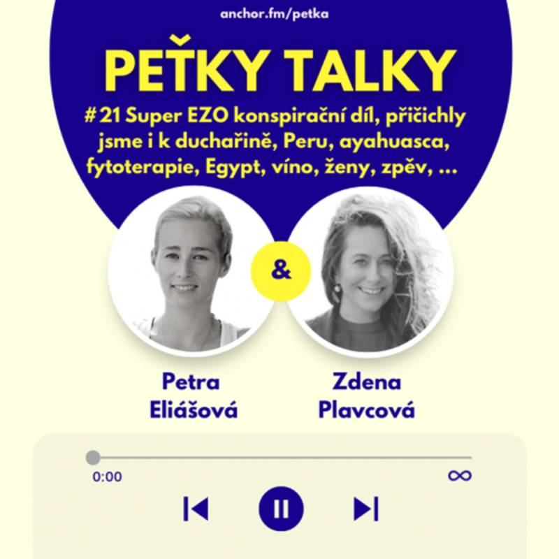 Obrázek epizody #21 Super EZO konspirační díl, přičichly jsme i k duchařině, Peru, ayahuasca, Egypt, fytoterapie, víno, ženy, zpěv, lucidní snění, koka ...