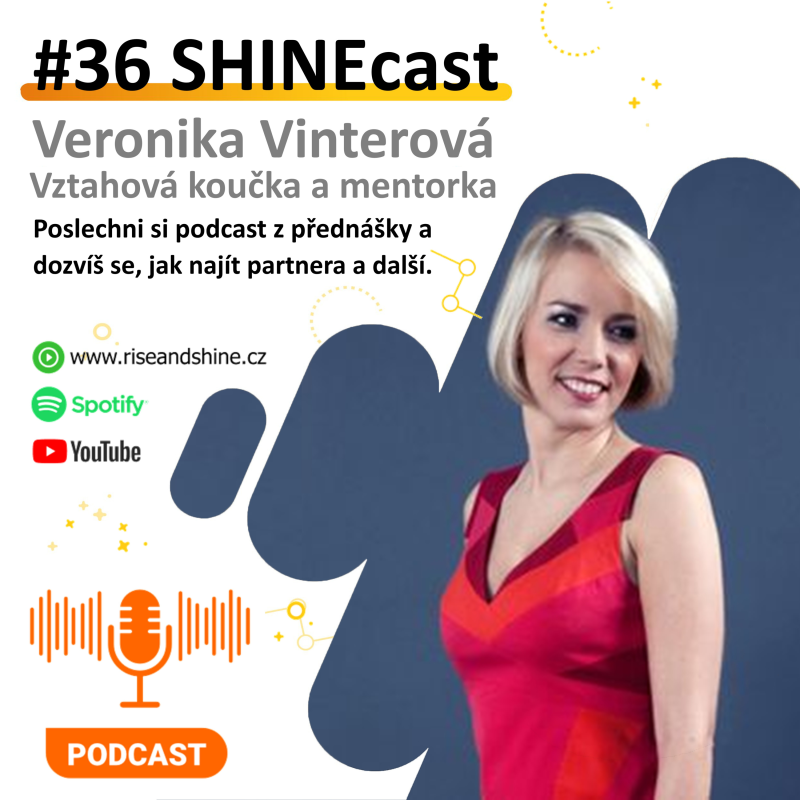 Obrázek epizody #36 SHINEcast - Veronika Vinterová - Po čem ženy a muži touží | #RiseAndShineCZ