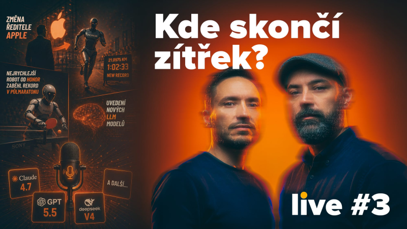 Obrázek epizody 84 % lidí nikdy nepoužilo AI. Zaspali dobu? + Roboti hrají ping-pong