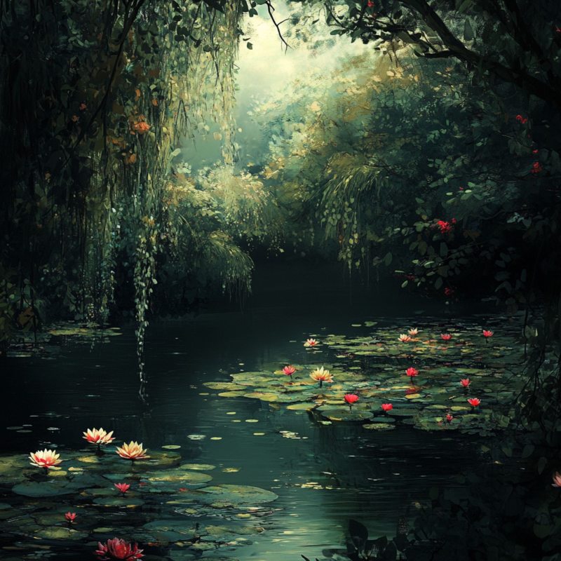 Obrázek epizody Serene Garden at the Lake | Gentle Water and Nature Ambience