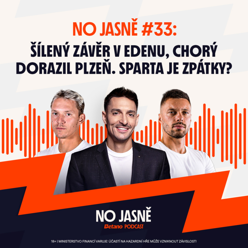 Obrázek epizody NO JASNĚ #33 🎙️ | Šílený závěr v Edenu, Chorý dorazil Plzeň. Sparta je zpátky?