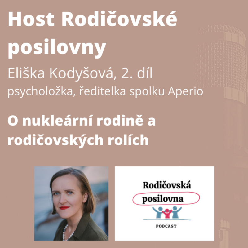 Obrázek epizody 43 - O nukleárních rodinách a rolích rodičů - Eliška Kodyšová, 2. díl - Host Rodičovské posilovny