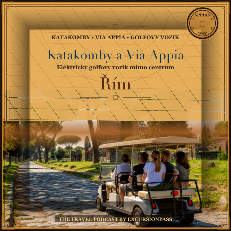 Obrázek epizody Rimske katakomby a Via Appia golfovym vozikem