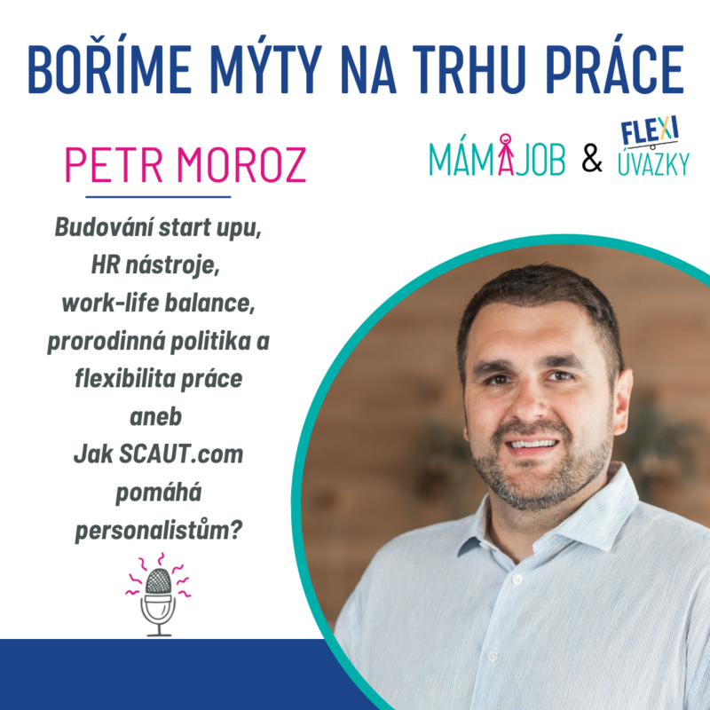 Obrázek epizody S Petrem Morozem o budování start upu a týmu, HR nástrojích, work-life balace, prorodinné politice a flexibilitě práce.