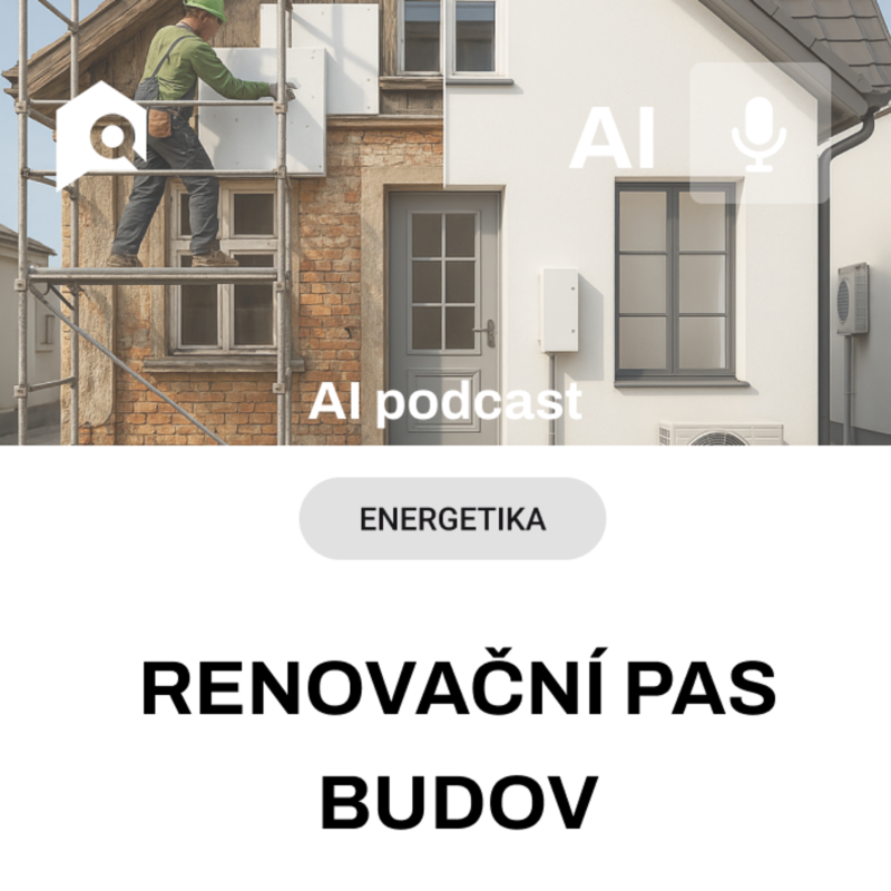 Obrázek epizody #19 AI podcast - Renovační Pas v České Republice