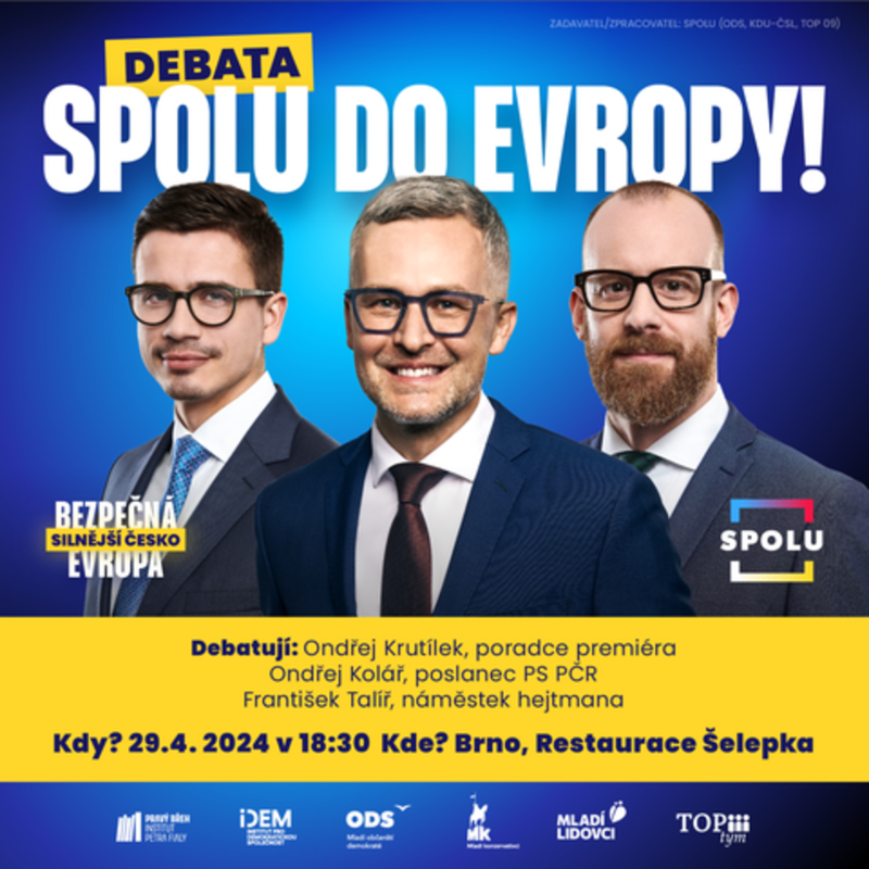 Obrázek epizody Záznam debaty: SPOLU DO EVROPY!