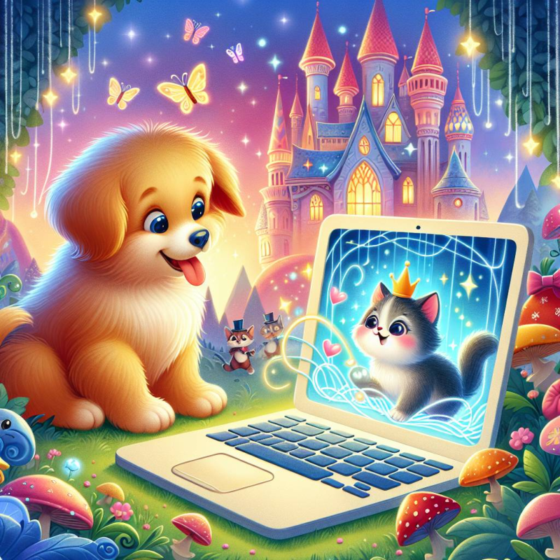 Obrázek epizody Moderní pohádka: Pejsek a kočička a chytrý počítač