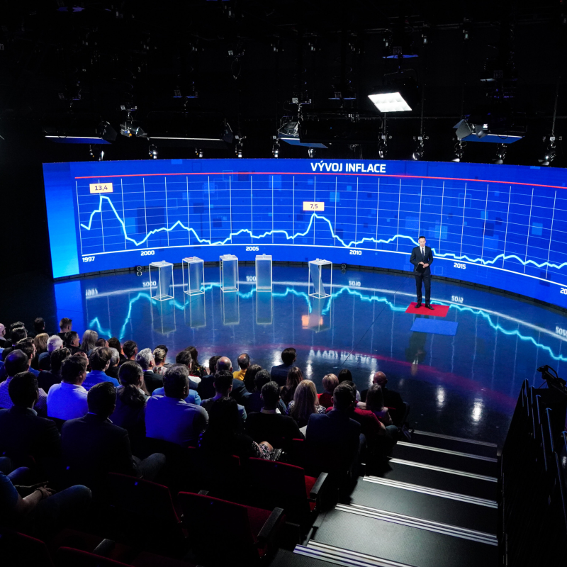 Obrázek epizody Předvolební superdebata:  Bartoš, Havlíček, Kupka a Radim Fiala. Jak z krize?