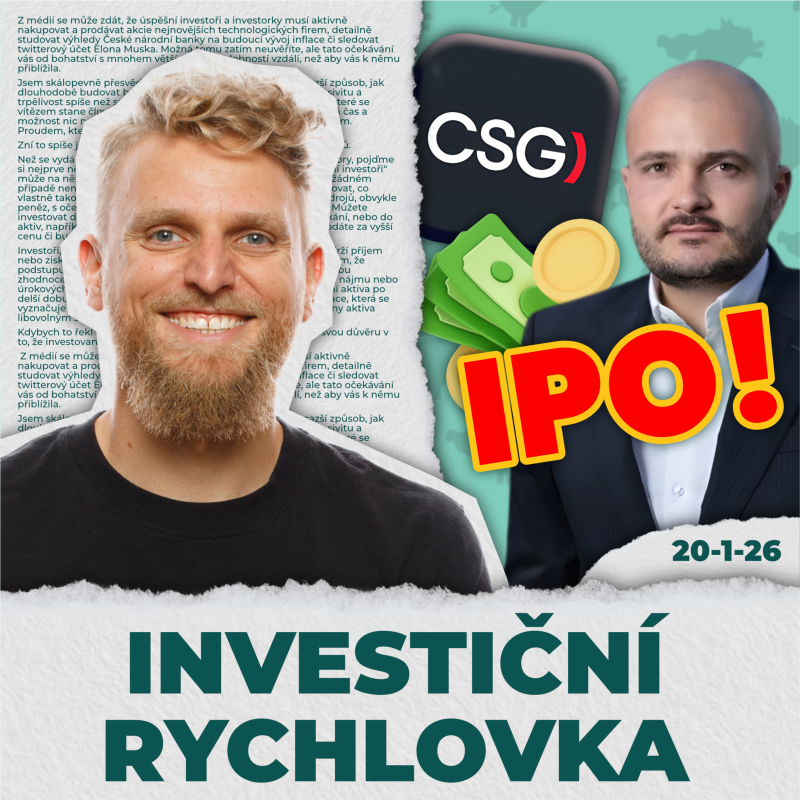 Obrázek epizody IPO roku! Strnad jde pro peníze na burzu 💸 Investiční rychlovka