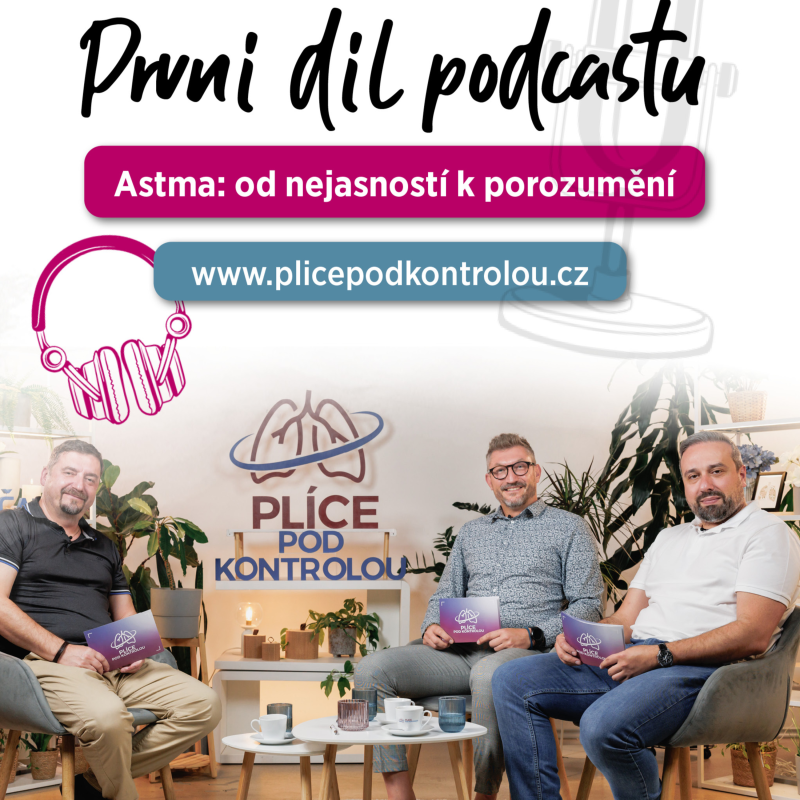 Obrázek epizody #1 Plíce pod kontrolou podcast: Astma: od nejasností k porozumění