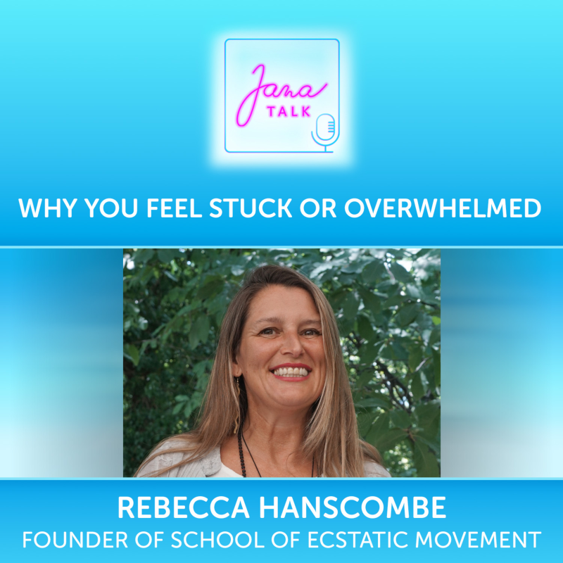 Obrázek epizody EN 41 Why You Feel Stuck or Overwhelmed 💛 How to Reconnect With Your Body | Rebecca Hanscombe