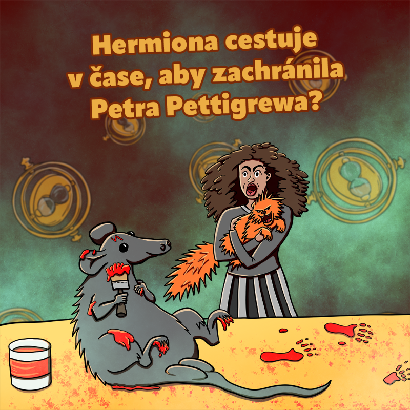 Obrázek epizody Hermiona cestuje v čase, aby zachránila Petra Pettigrewa? (S3E13-1)