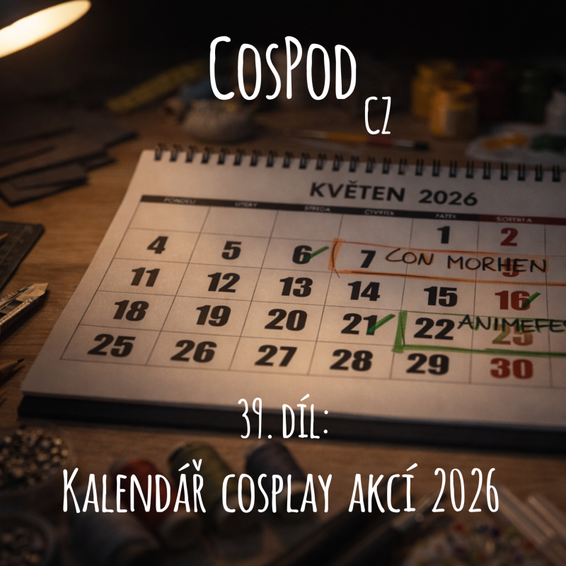 Obrázek epizody CosPod CZ | 39. díl - Kalendář cosplay akcí v roce 2026