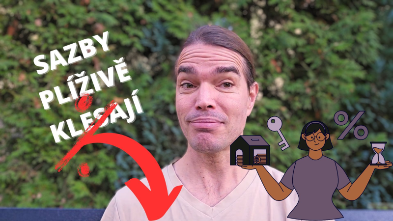 Obrázek epizody Hypoteční sazby plíživě klesají… proč tak pomalu?