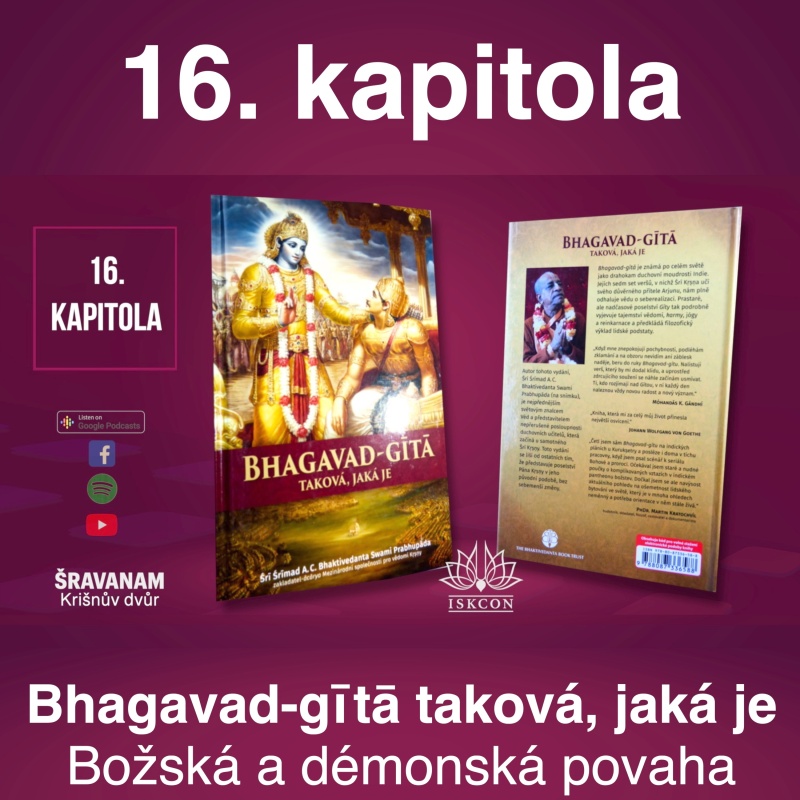 Obrázek epizody 16. kapitola Bhagavad-gītā taková, jaká je - Božská a démonská povaha