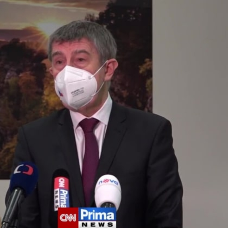 Obrázek epizody Tiskový brífink Andreje Babiše (zdroj: CNN Prima NEWS)
