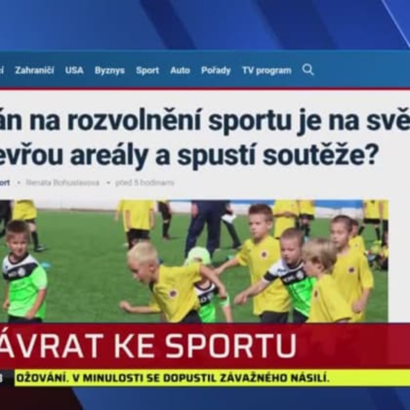 Obrázek epizody Sportovci mají zatím smůlu. Plánované rozvolnění se od úterý nekoná