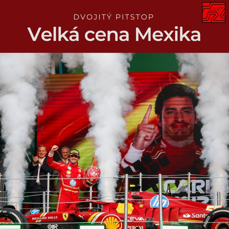 Obrázek epizody Sainzův dokonalý výkon v Mexiku, Verstappen dostal přes prsty a co s Pérezem?