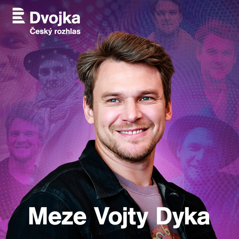 Obrázek epizody Meze Vojtěcha Dyka. Portrét čtyřicátníka s tlačítkovým telefonem. Jak jste ho ještě nemohli slyšet