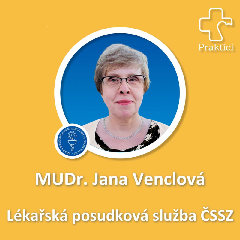 Obrázek epizody S02#E10 Lékařská posudková služba ČSSZ - Jana Venclová