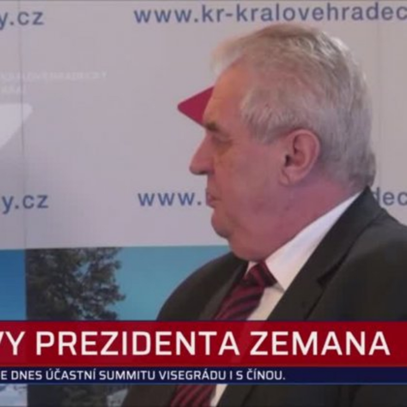 Obrázek epizody Omluvy prezidenta Zemana