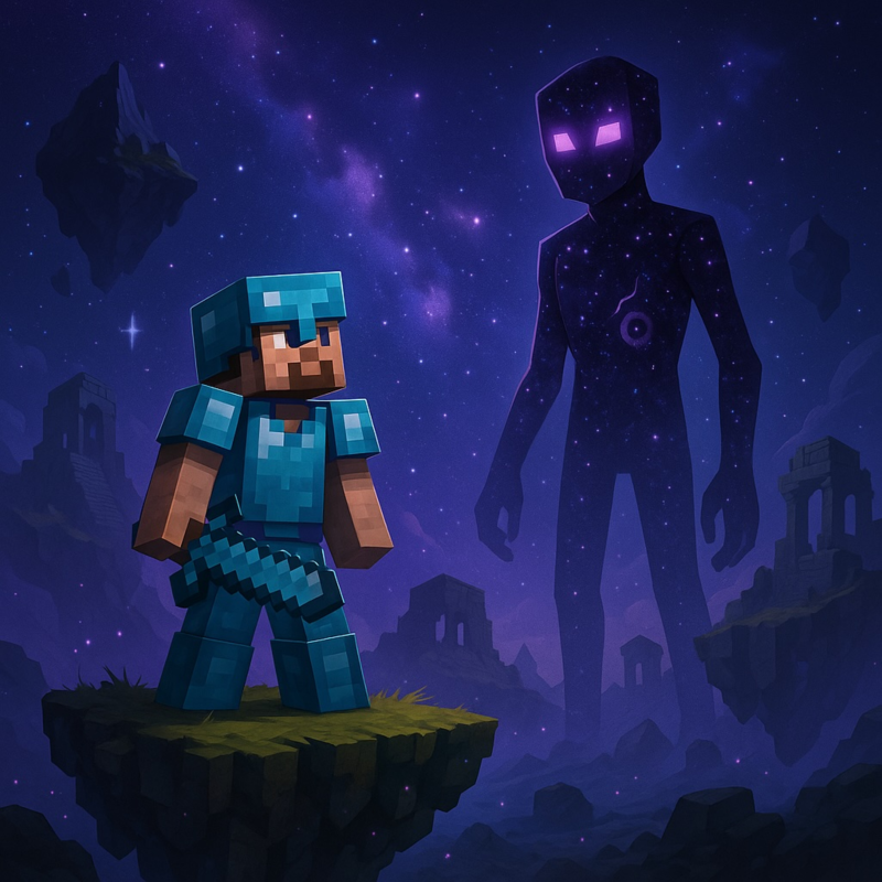 Obrázek epizody 16. Kosmický Enderman