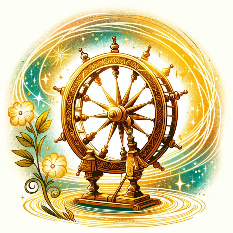 Obrázek epizody O zlatém kolovrátku