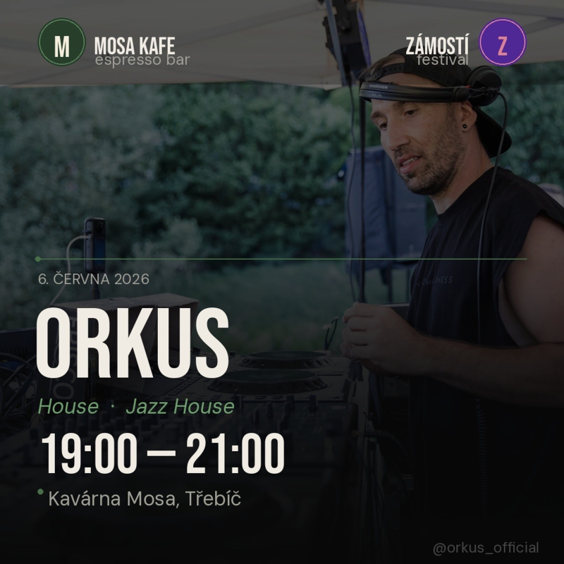 Obrázek epizody ORKUS | Live @ Mosa Café — Zamosti v Modrém 2026