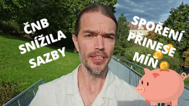 Obrázek epizody ČNB snížila sazby… spoření přinese míň