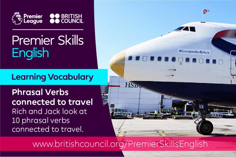 Obrázek epizody Learning Vocabulary - 10 Phrasal Verbs connected to travel