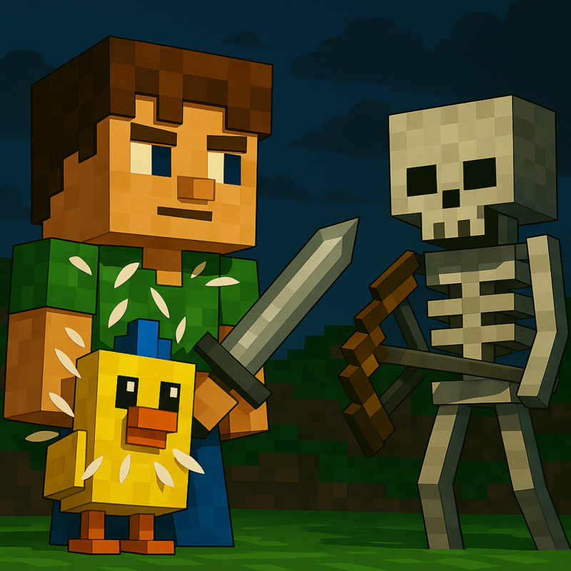 Obrázek epizody Kapitola 30 – První noc, která kousla | Karlíkovy minecraftické pohádky