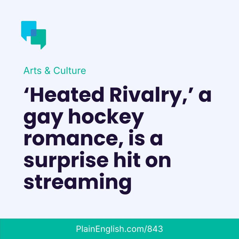 Obrázek epizody ‘Heated Rivalry’ is a steamy export from a frigid place