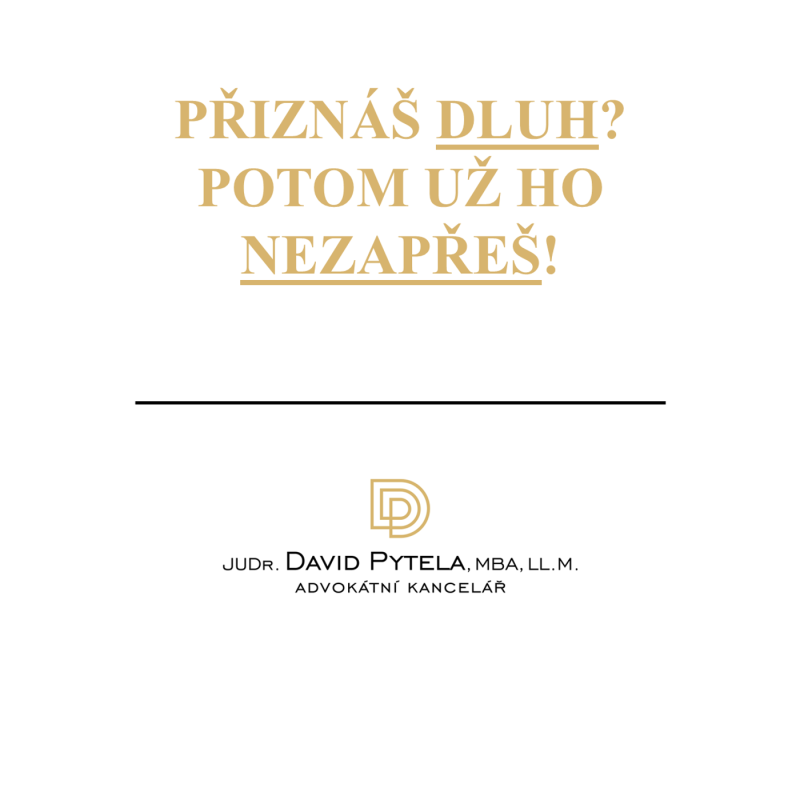 Obrázek epizody 44: Přiznáš dluh? Potom už ho nezapřeš!