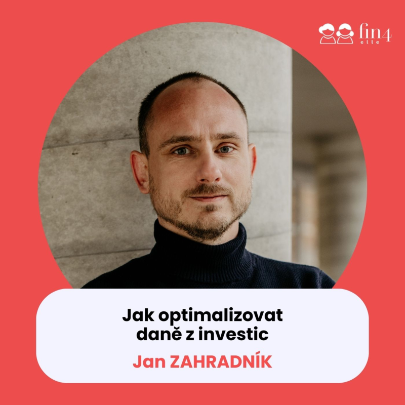 Obrázek epizody #45 – Jak optimalizovat daně z investic: Jan Zahradník