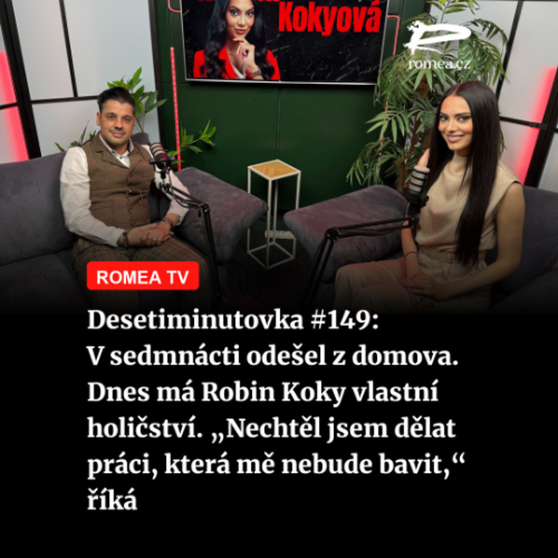 Obrázek epizody Desetiminutovka #149: V sedmnácti odešel z domova. Dnes má Robin Koky vlastní holičství. „Nechtěl jsem dělat práci, která mě nebude bavit,“ říká