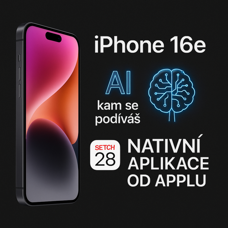 Obrázek epizody iPhone 16e a AI kam se podíváš